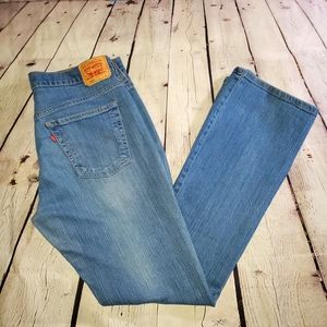 Levi 515 Blue Jeans Bootcut  Nouveau 12 Mis L 32W